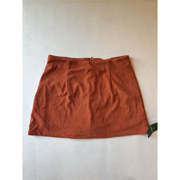HALARA Pants - halara Orange Corduroy Mini Skort Women's Large Short Solid New With Tag